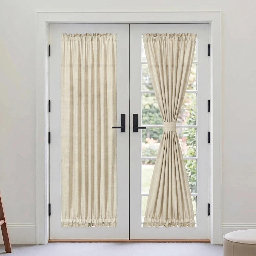 Custom French Door Curtains