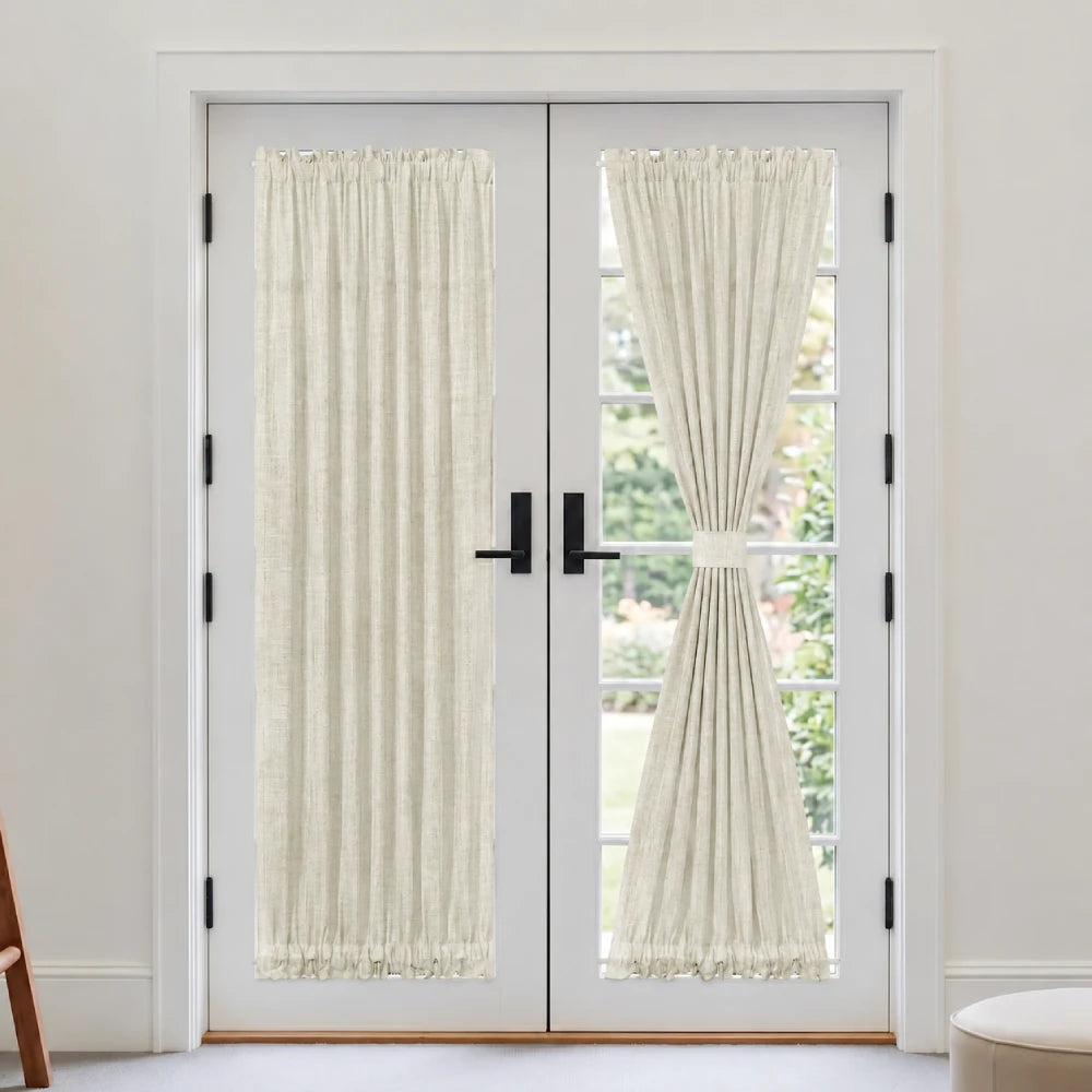 Custom French Door Curtains