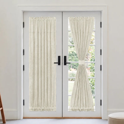 Custom French Door Curtains