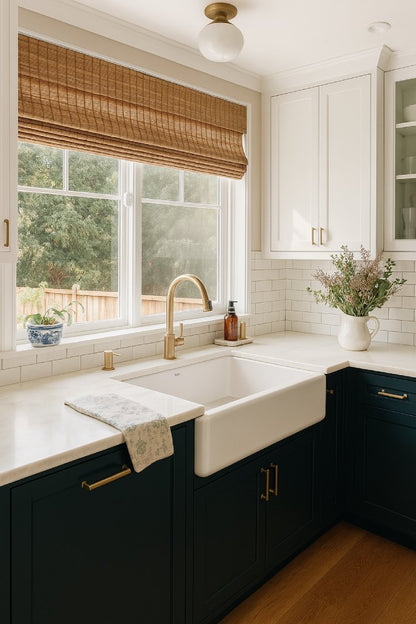 MorraHome Custom Bamboo Roller Shades - MorraHome