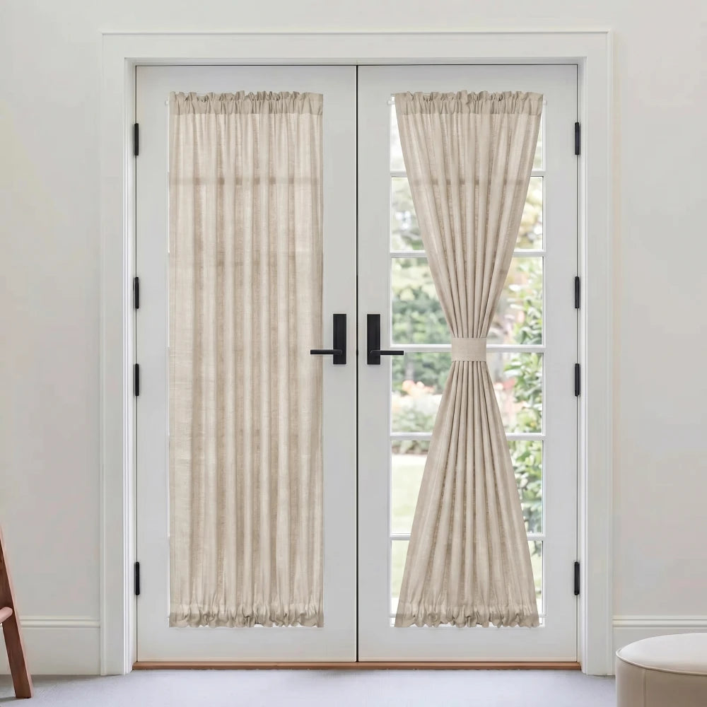 Custom French Door Curtains