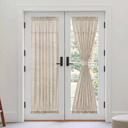 Custom French Door Curtains