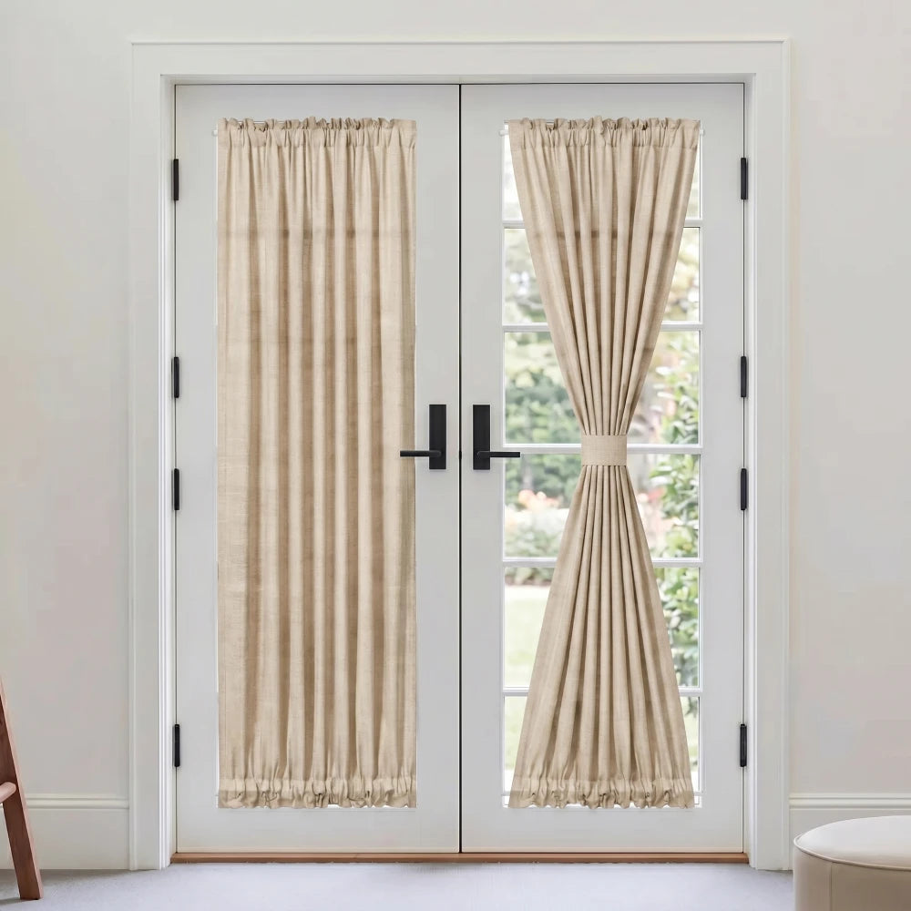 Custom French Door Curtains