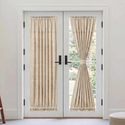 Custom French Door Curtains