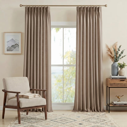 Harper Premium Custom Pinch Pleat Linen Curtains