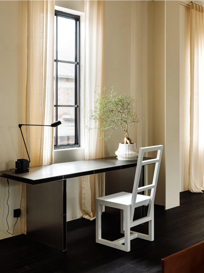 Asher Luxury 100% Belgian Flax Linen Curtain Pleated