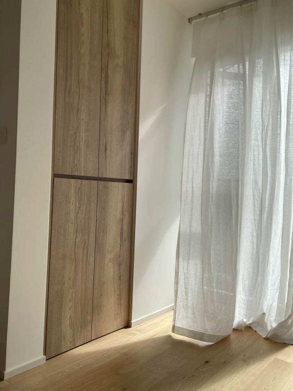 Asher Luxury 100% Belgian Flax Linen Curtain Pleated