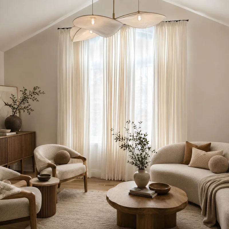 Asher Belgian Flax Linen Curtains – 100% Linen, Custom Size, Light Filtering or Blackout