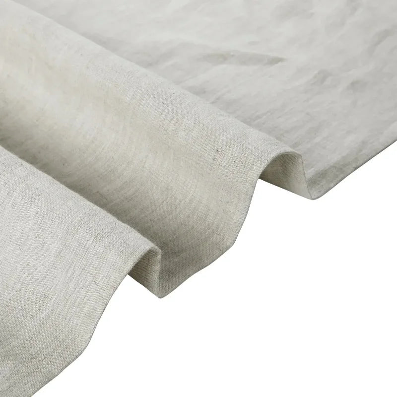 Asher Belgian Flax Linen Curtains – 100% Linen, Custom Size, Light Filtering or Blackout