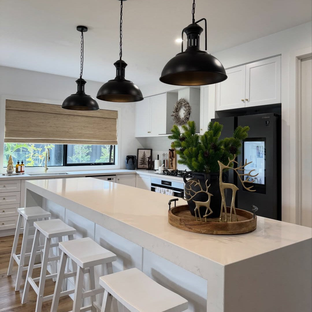 Beige Woven Wood Shades - Soft & Warm, Perfect for Any Decor