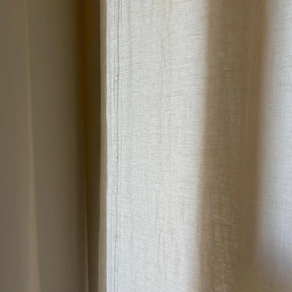 Asher 100% Belgian Flax Linen Relaxed Roman Shades