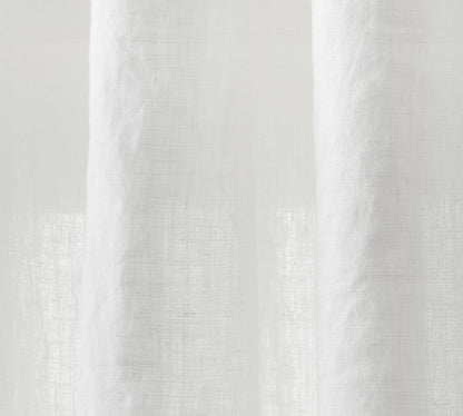 Belgian Flax 100% Linen Unlined Curtain Custom - MorraHome
