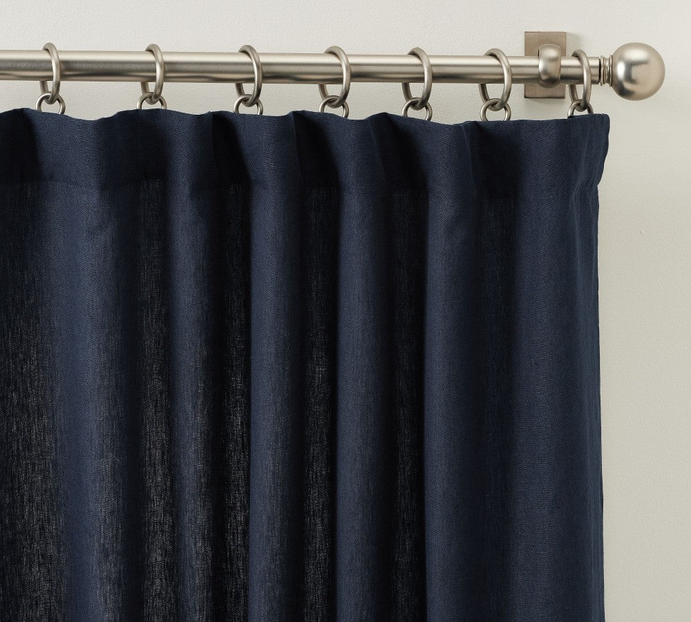 Belgian Flax 100% Linen Unlined Curtain Custom - MorraHome