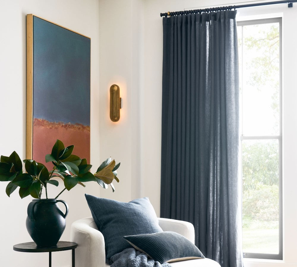 Belgian Flax 100% Linen Unlined Curtain Custom - MorraHome