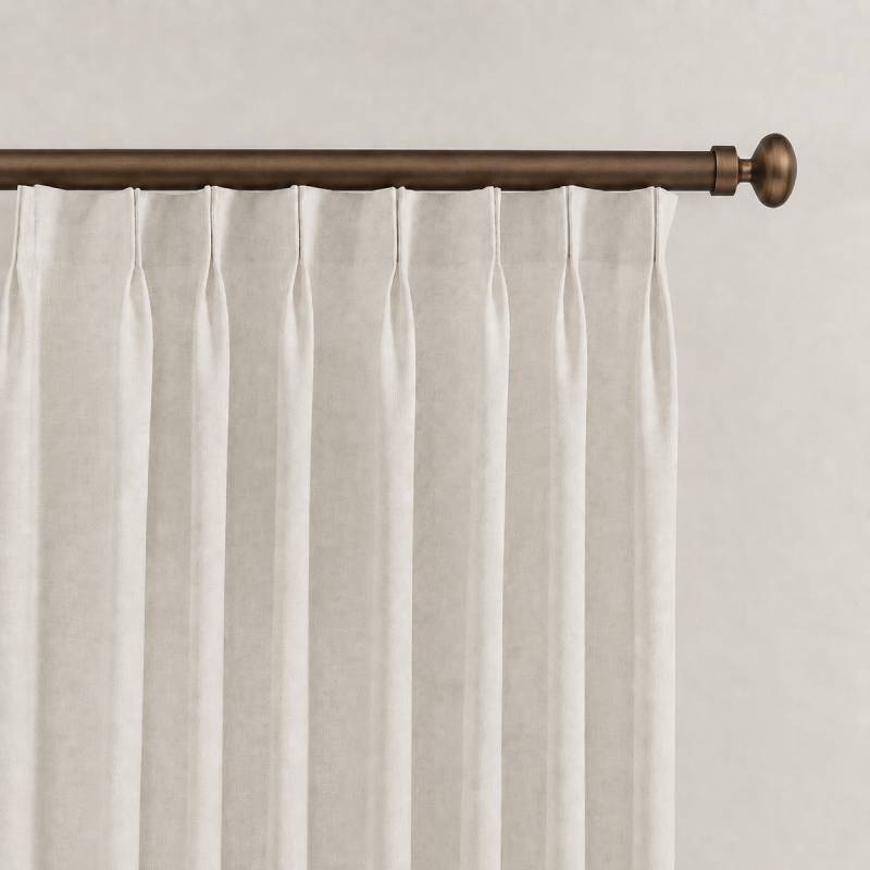 Bennett Single Decorative Traverse Curtain Rod