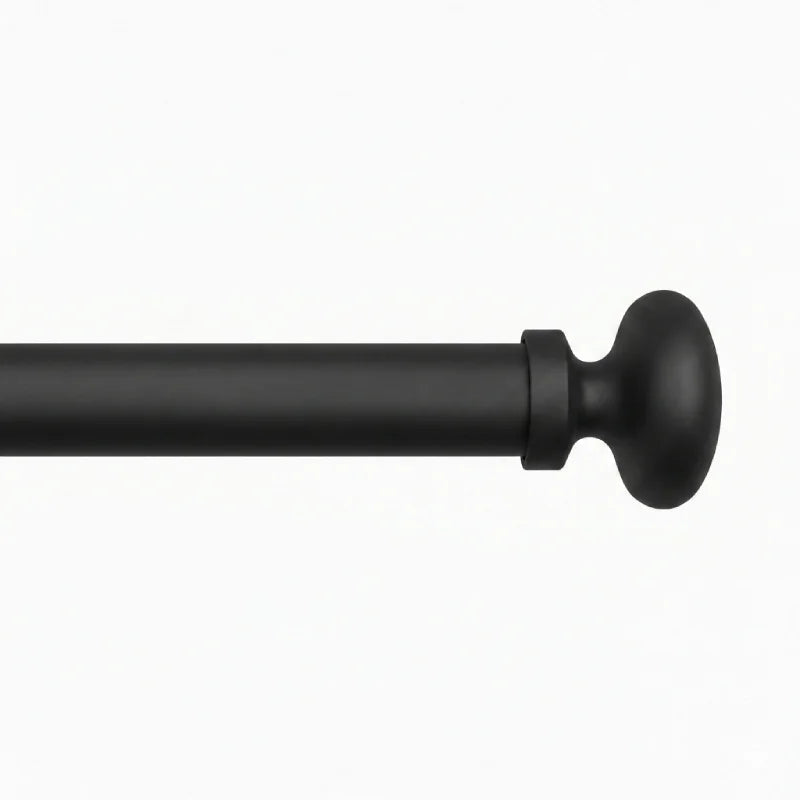 Bennett Single Decorative Traverse Curtain Rod, Heavy Duty