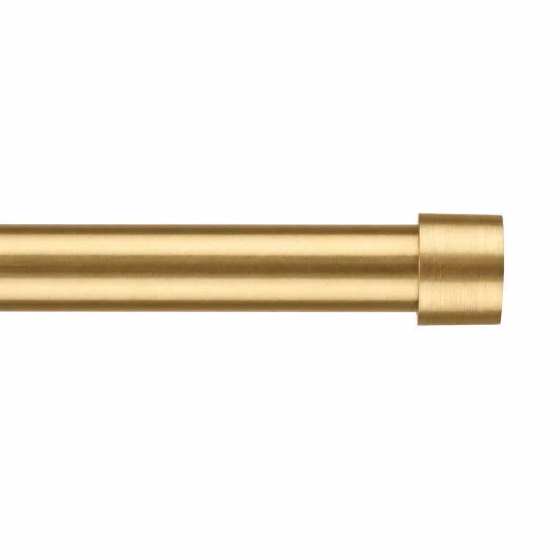 Bennett Single Decorative Traverse Curtain Rod, Heavy Duty