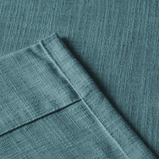 Blue Linen Curtains – Everglade Teal Curtains Made from Linen Fabric