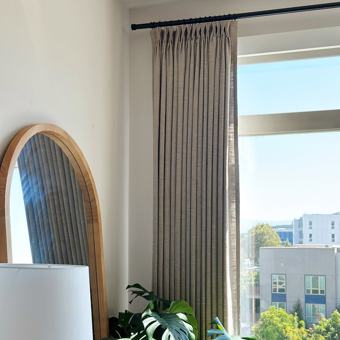 Premium Custom Linen Pinch Pleat Curtains