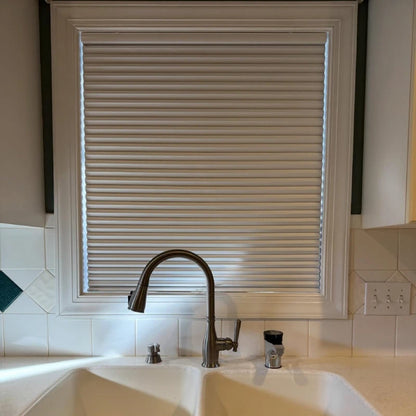 Custom No-Drill Top Down Bottom Up Blackout Cellular Shades