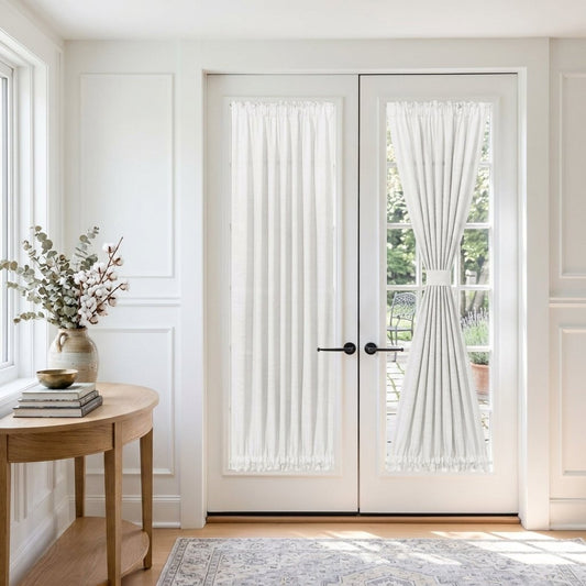 Custom French Door Curtains