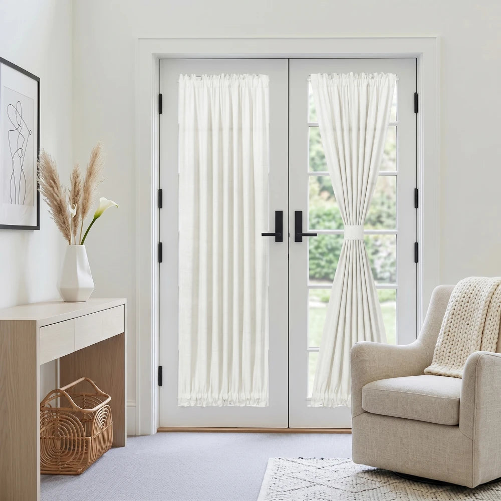 Custom French Door Curtains