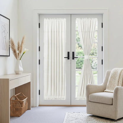 Custom French Door Curtains