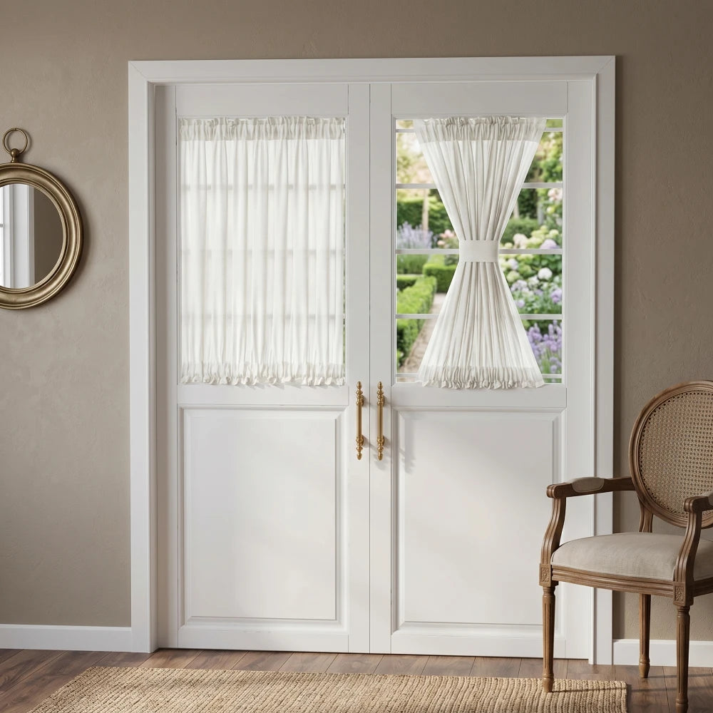 Custom French Door Curtains