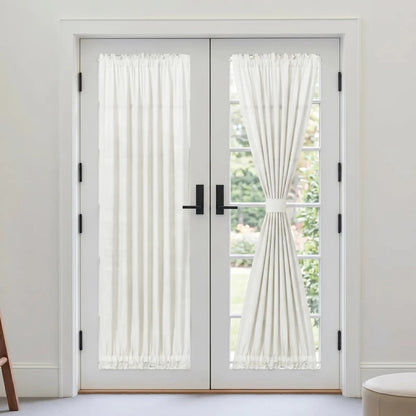 Custom French Door Curtains