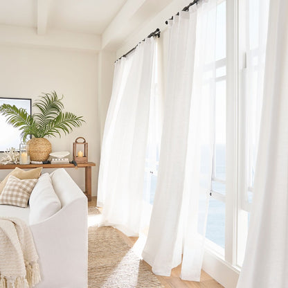 Emery 100% Linen Blackout Curtain Custom - MorraHome