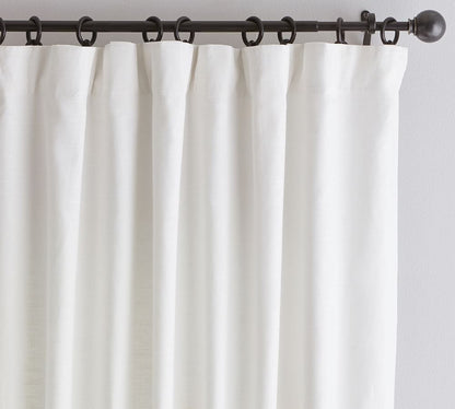 Emery 100% Linen Blackout Curtain Custom - MorraHome