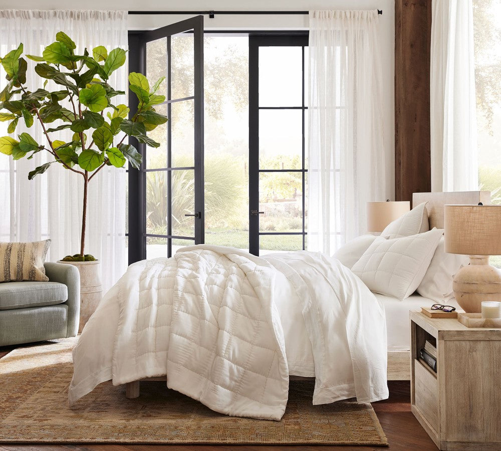 Emery 100% Linen Sheer Curtain Custom - MorraHome