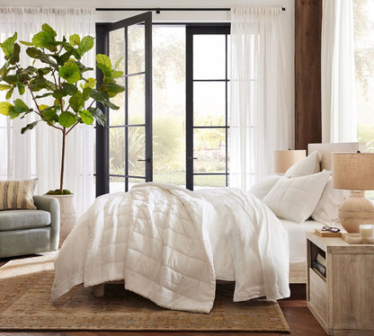 Emery 100% Linen Sheer Curtain Custom - MorraHome