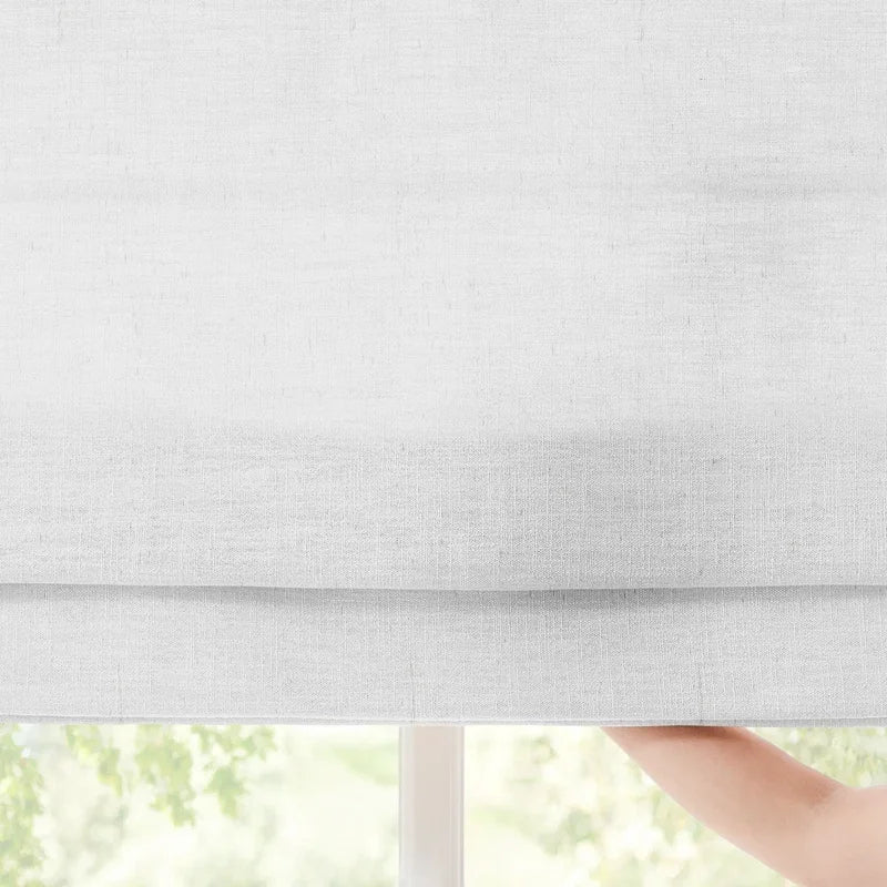 Everett Custom Cotton Roman Shades