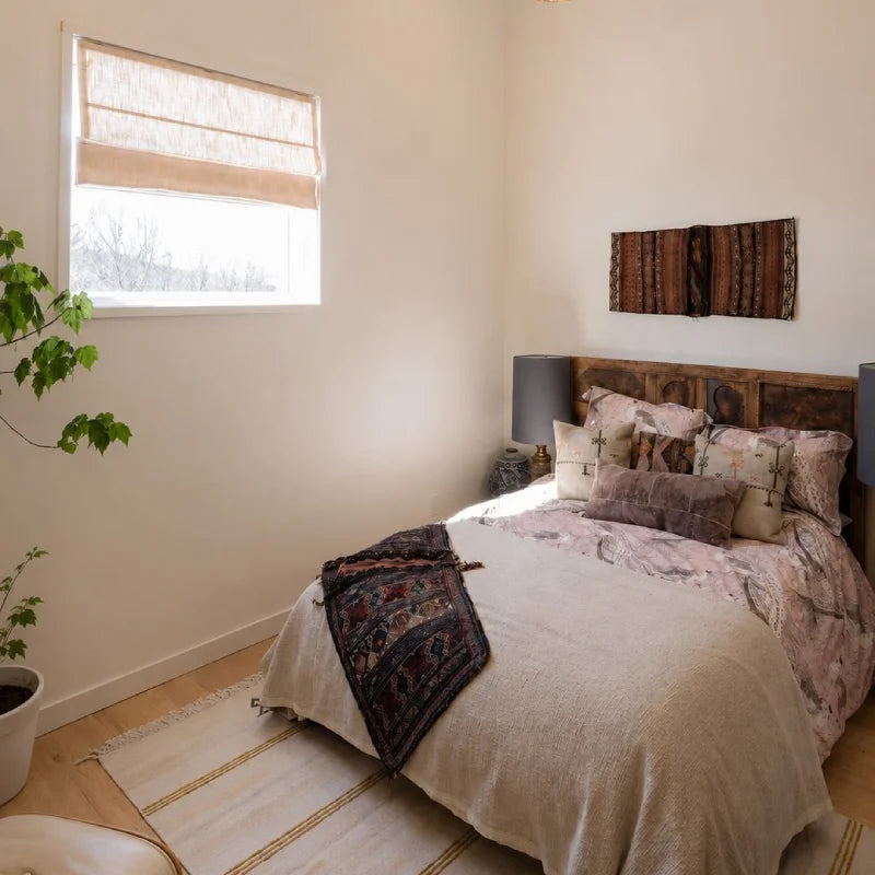 Harper Custom No-Drill Roman Shades, Cordless & Motorized Options