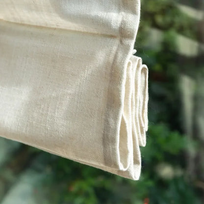 Harper Custom Roman Shades for French Doors
