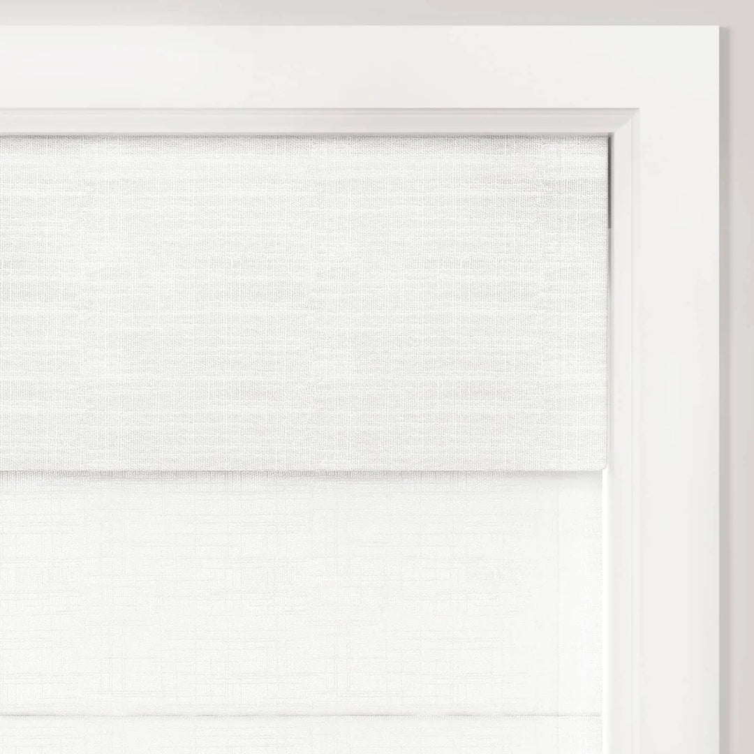 Harper Custom Top Down Bottom Up Roman Shades: Precision Light & Privacy Control