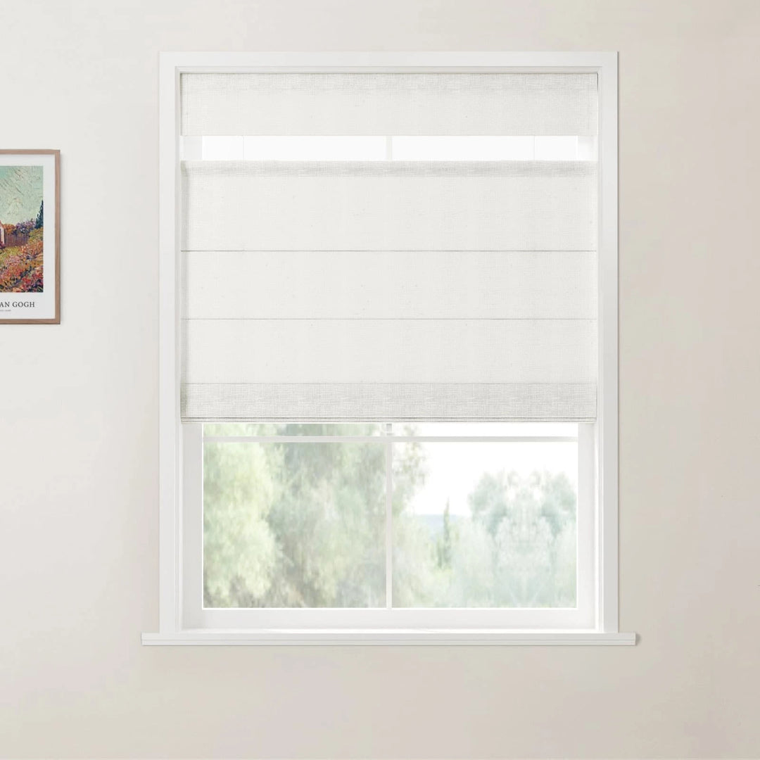 Harper Custom Top Down Bottom Up Roman Shades: Precision Light & Privacy Control