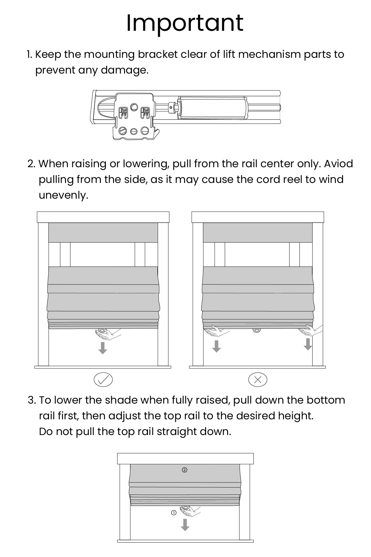Harper Custom Top Down Bottom Up Roman Shades: Precision Light & Privacy Control