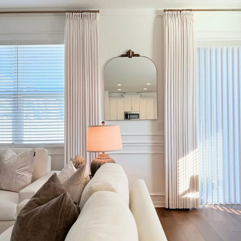 Harper Custom Pinch Pleat Linen Curtains