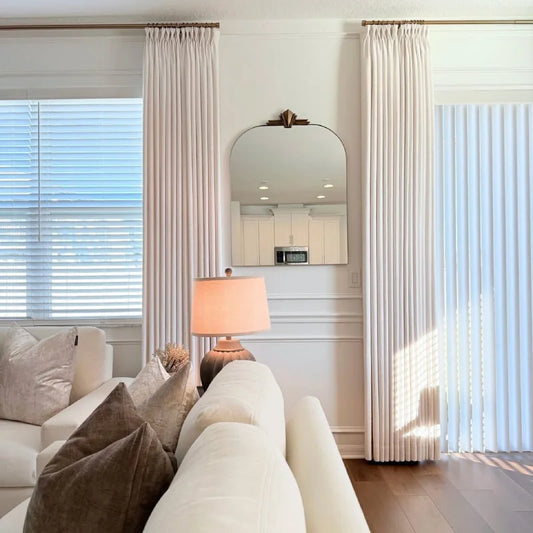 Harper Custom Pinch Pleat Linen Curtains