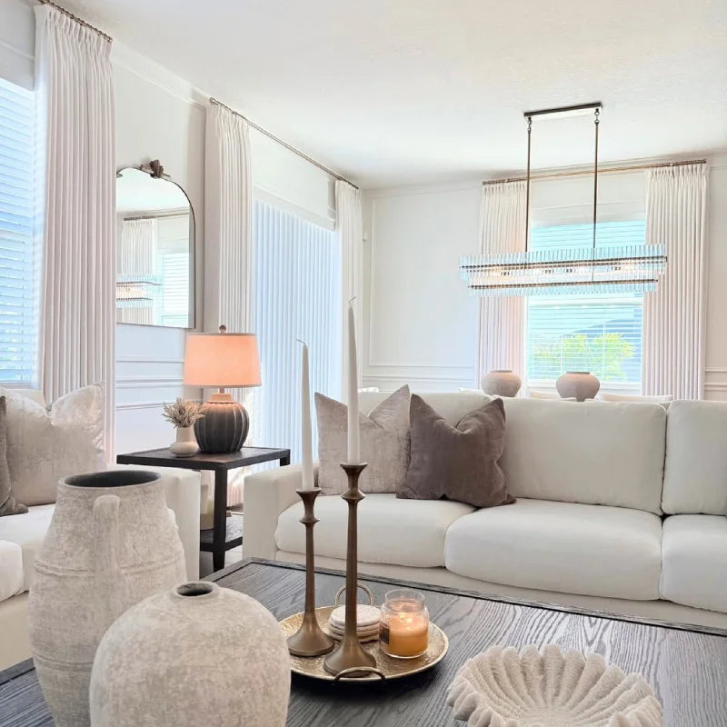 Harper Custom Pinch Pleat Linen Curtains