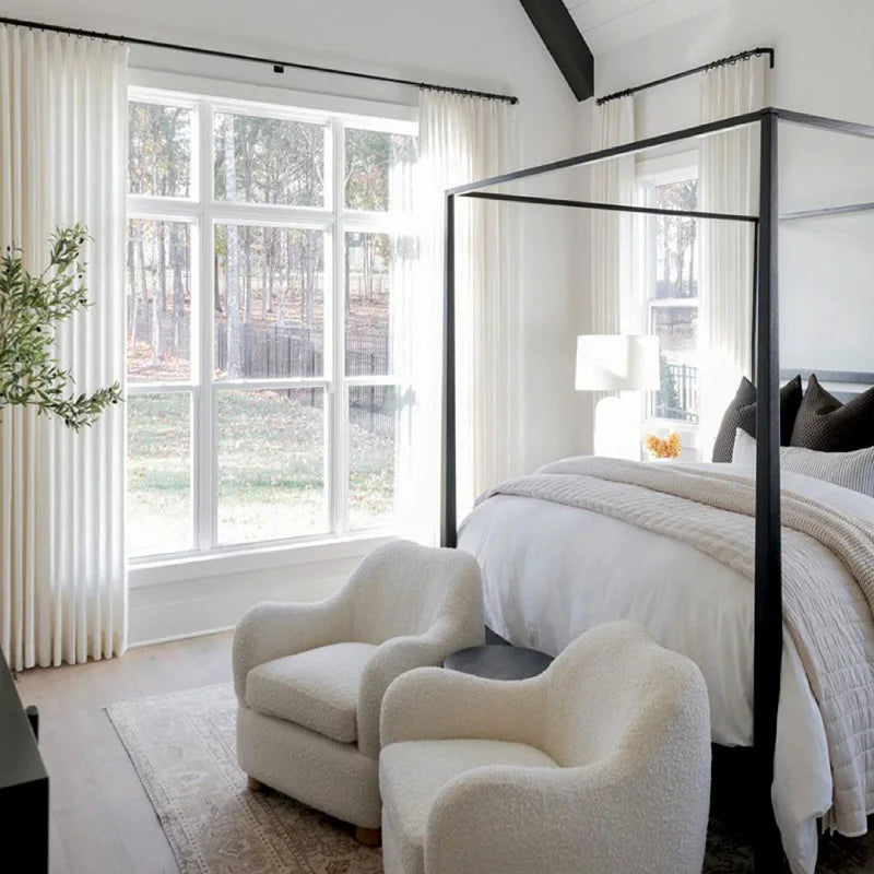 Harper Custom Pinch Pleat Linen Curtains