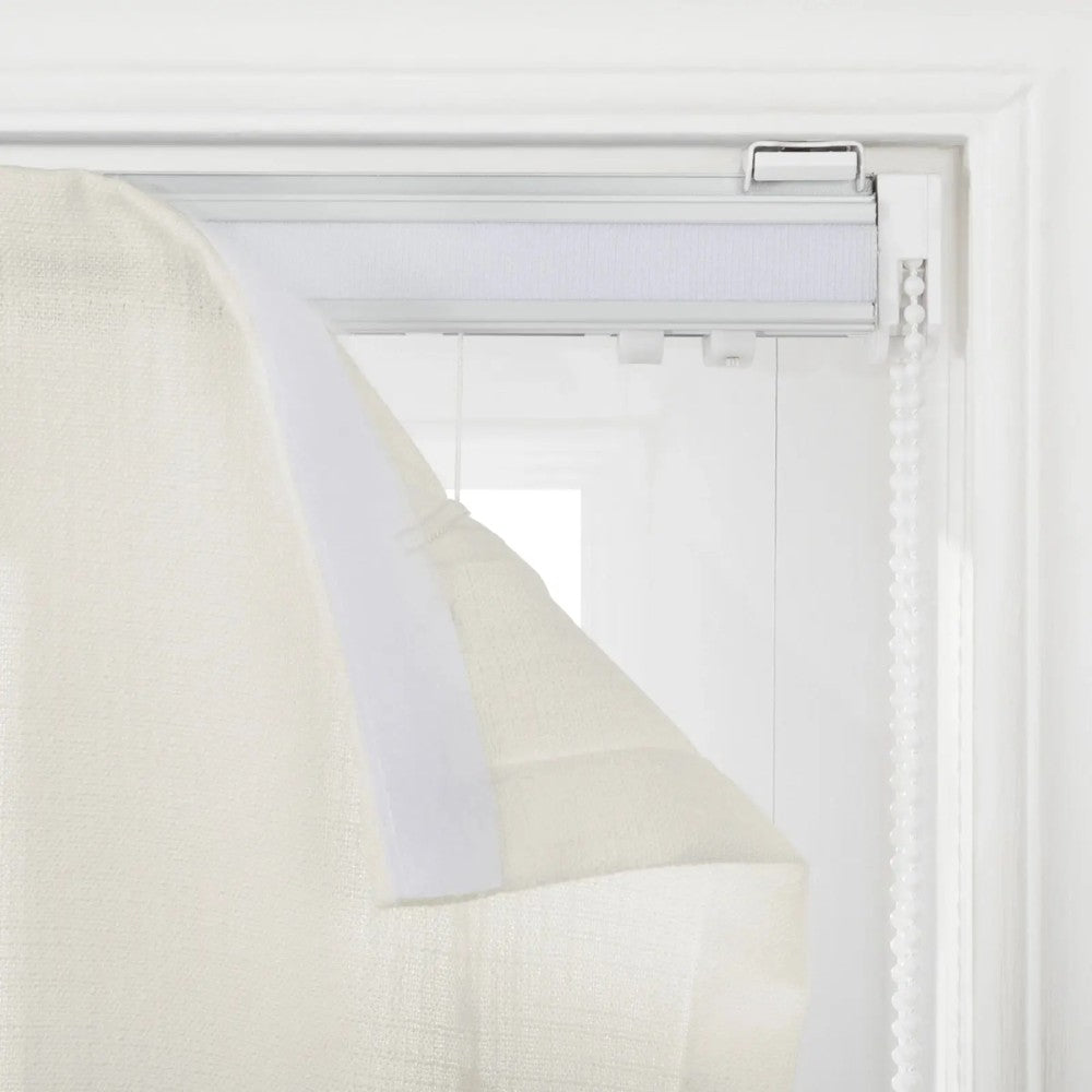 Harper Custom Relaxed Linen Roman Shades - Cordless & Loop Cord Lift