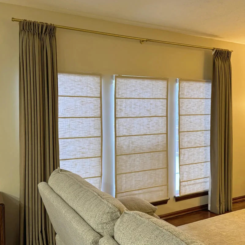 Harrison Heavy-Duty Single Decorative Curtain Rod