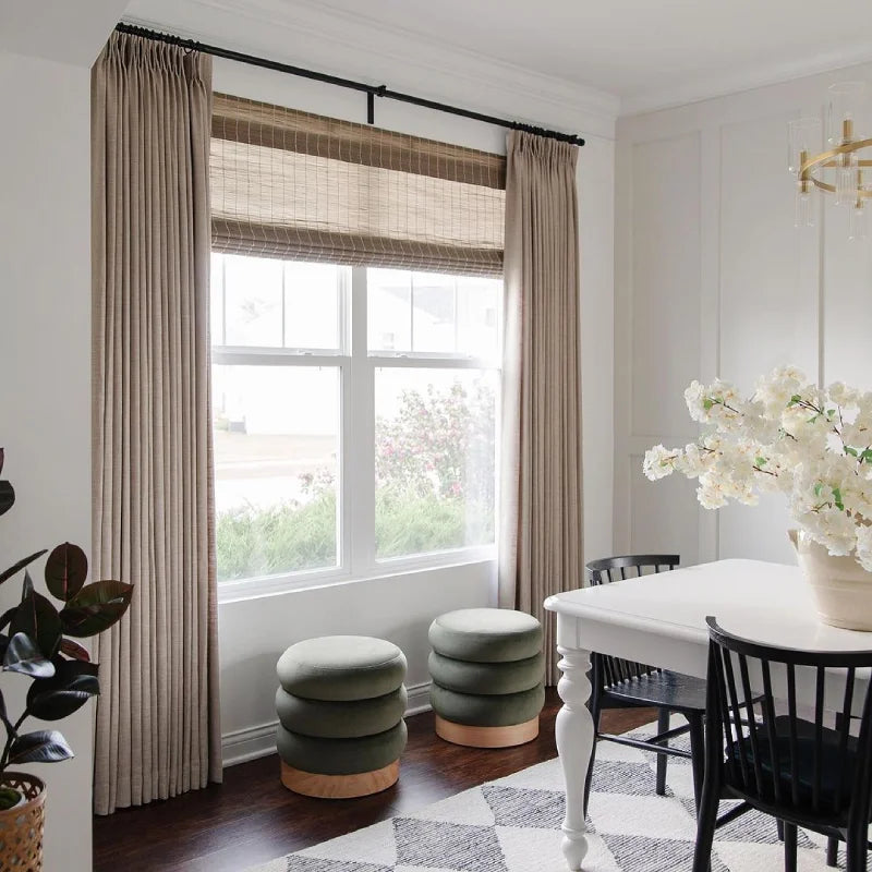 Harrison Heavy-Duty Single Decorative Curtain Rod