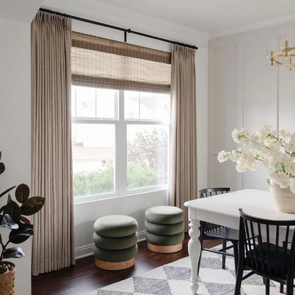 Harrison Heavy-Duty Single Decorative Curtain Rod