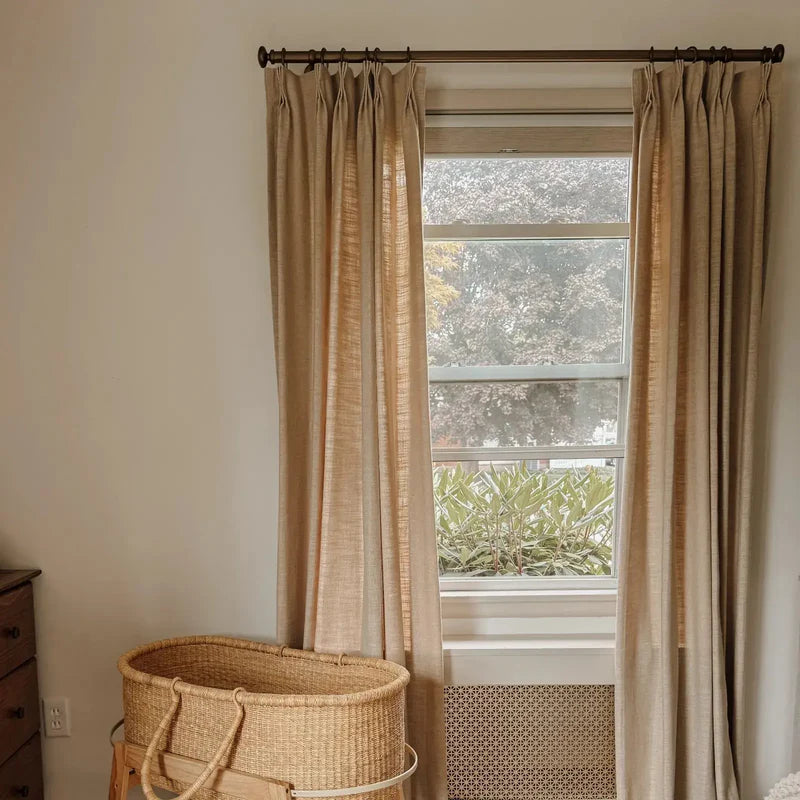 Harrison Heavy-Duty Single Decorative Curtain Rod