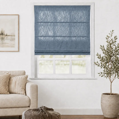 Everett Custom Cotton Roman Shades