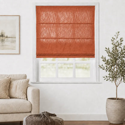 Everett Custom Cotton Roman Shades